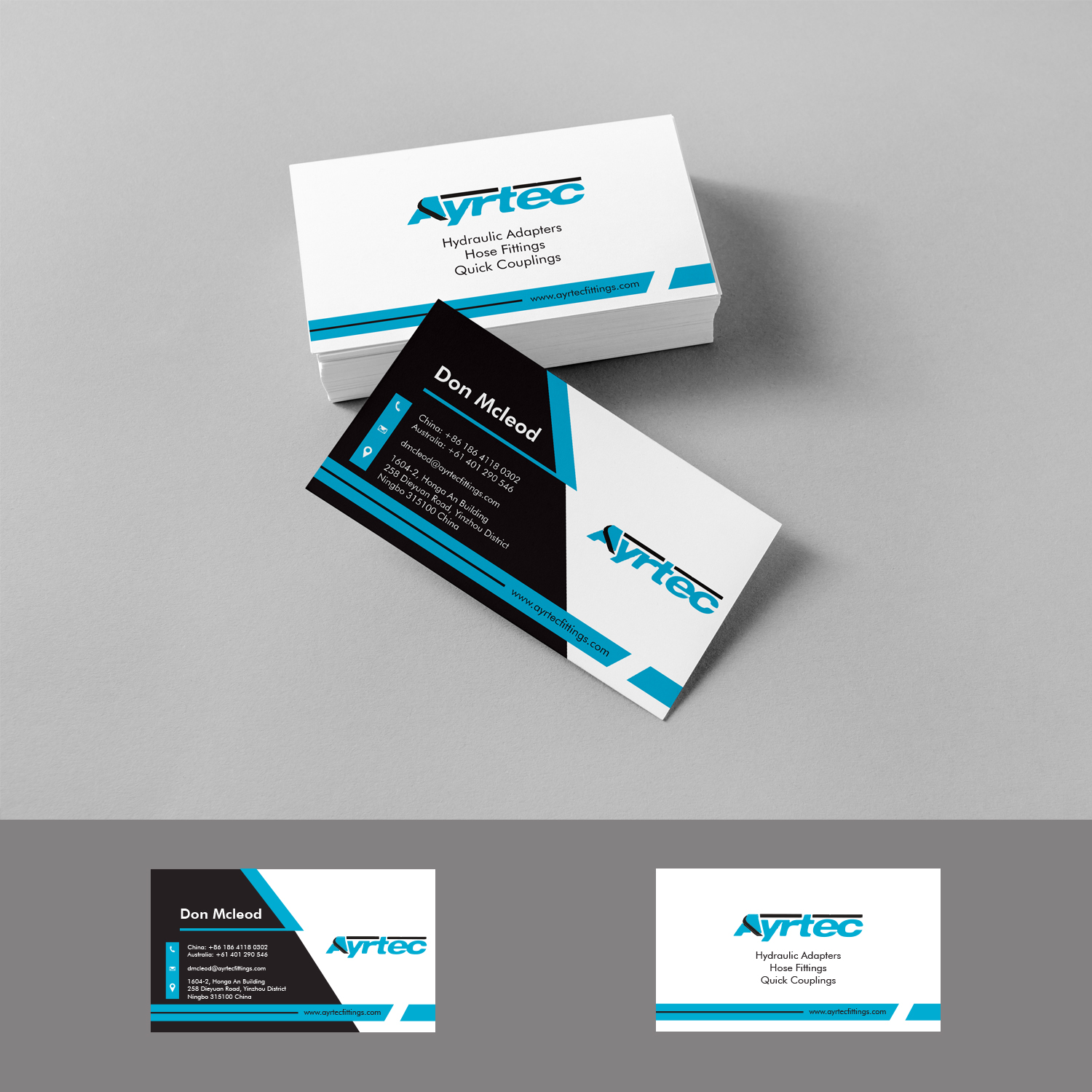 Design de Carte de Visite par nzdesigners pour Ayrtec Pty Ltd | Design #23376420