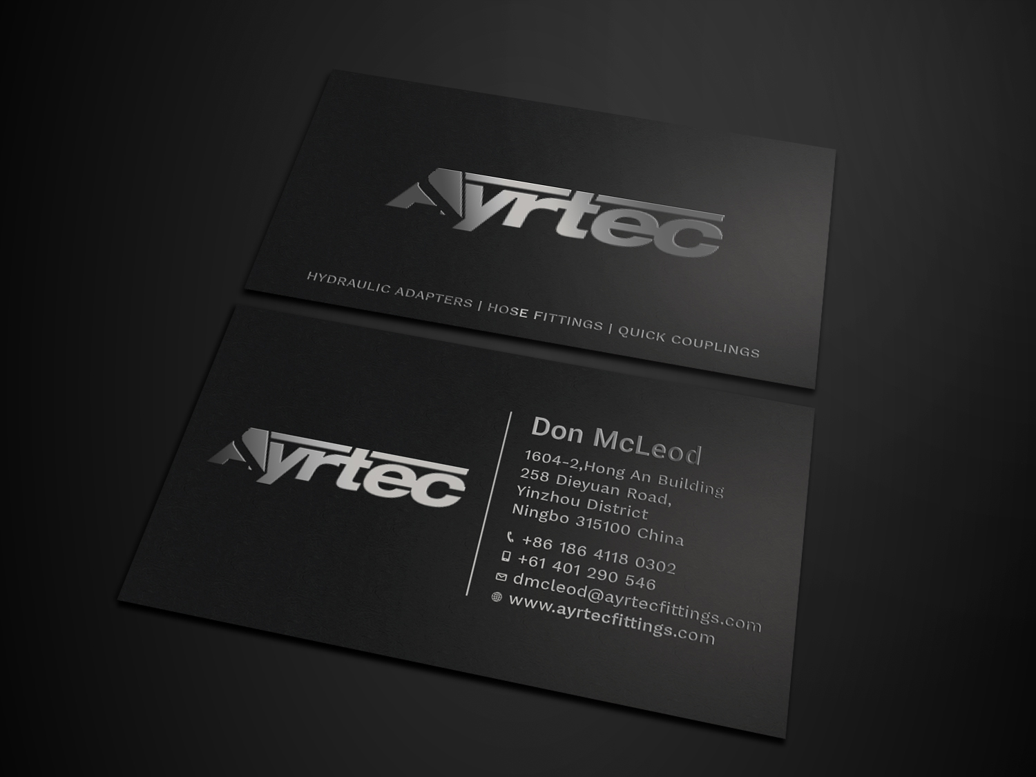 Diseño de Tarjeta de Presentación por Tripti Ranjan Gain para Ayrtec Pty Ltd | Diseño #23376621