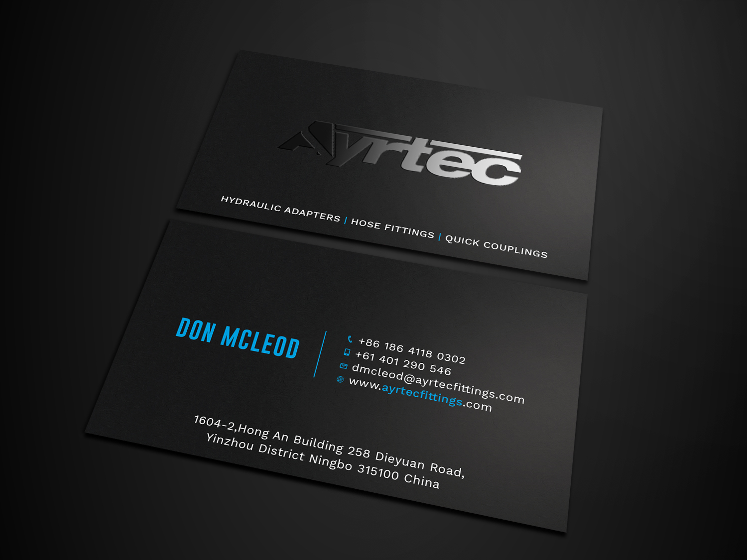 Diseño de Tarjeta de Presentación por Tripti Ranjan Gain para Ayrtec Pty Ltd | Diseño #23376623