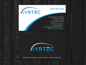 Business Card Design by Tripti Ranjan Gain for Ayrtec Pty Ltd | Design: #23376638