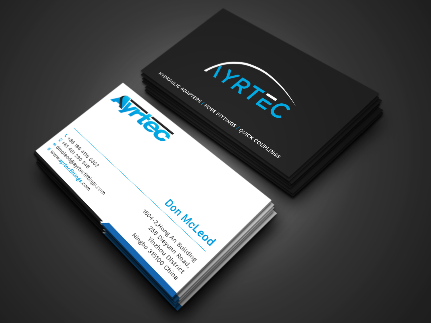 Business Card Design by Tripti Ranjan Gain for Ayrtec Pty Ltd | Design #23376643