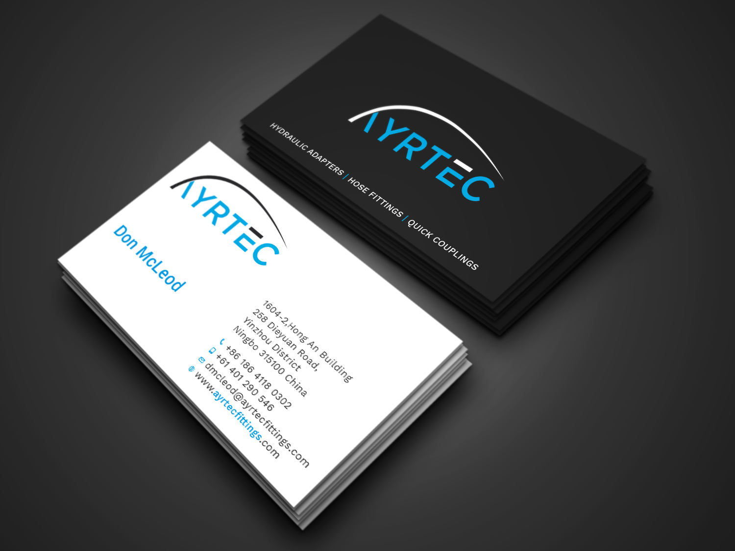 Business Card Design by Tripti Ranjan Gain for Ayrtec Pty Ltd | Design #23376644