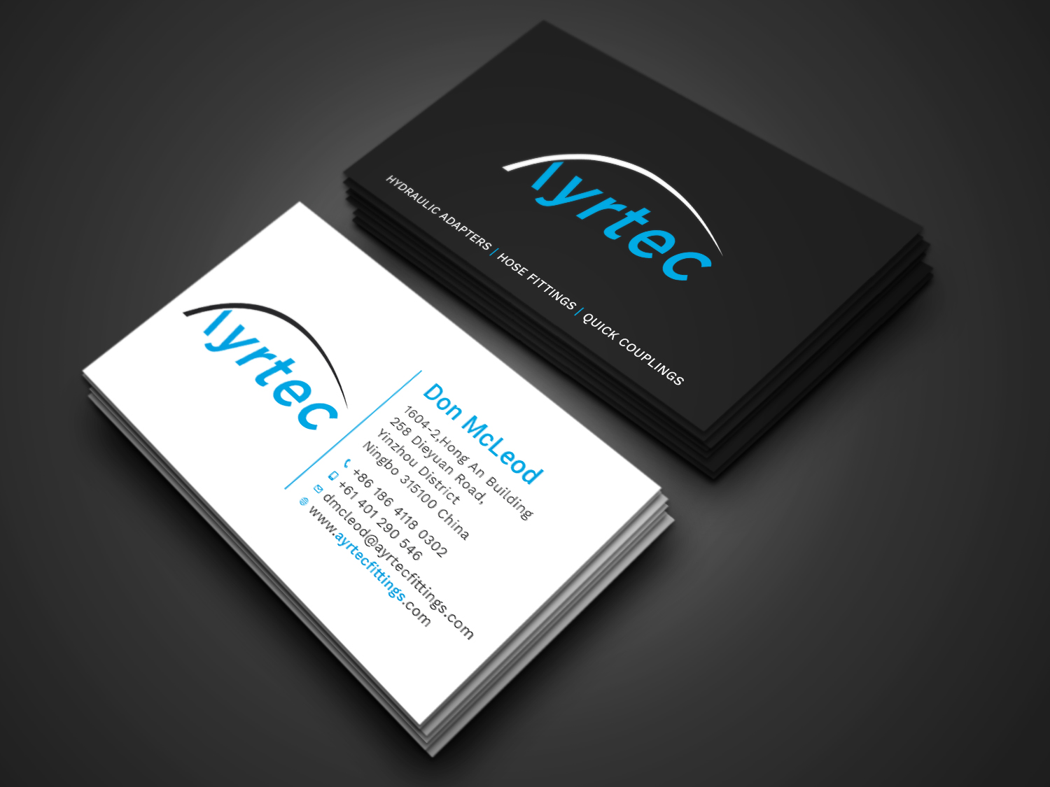 Business Card Design by Tripti Ranjan Gain for Ayrtec Pty Ltd | Design #23376654