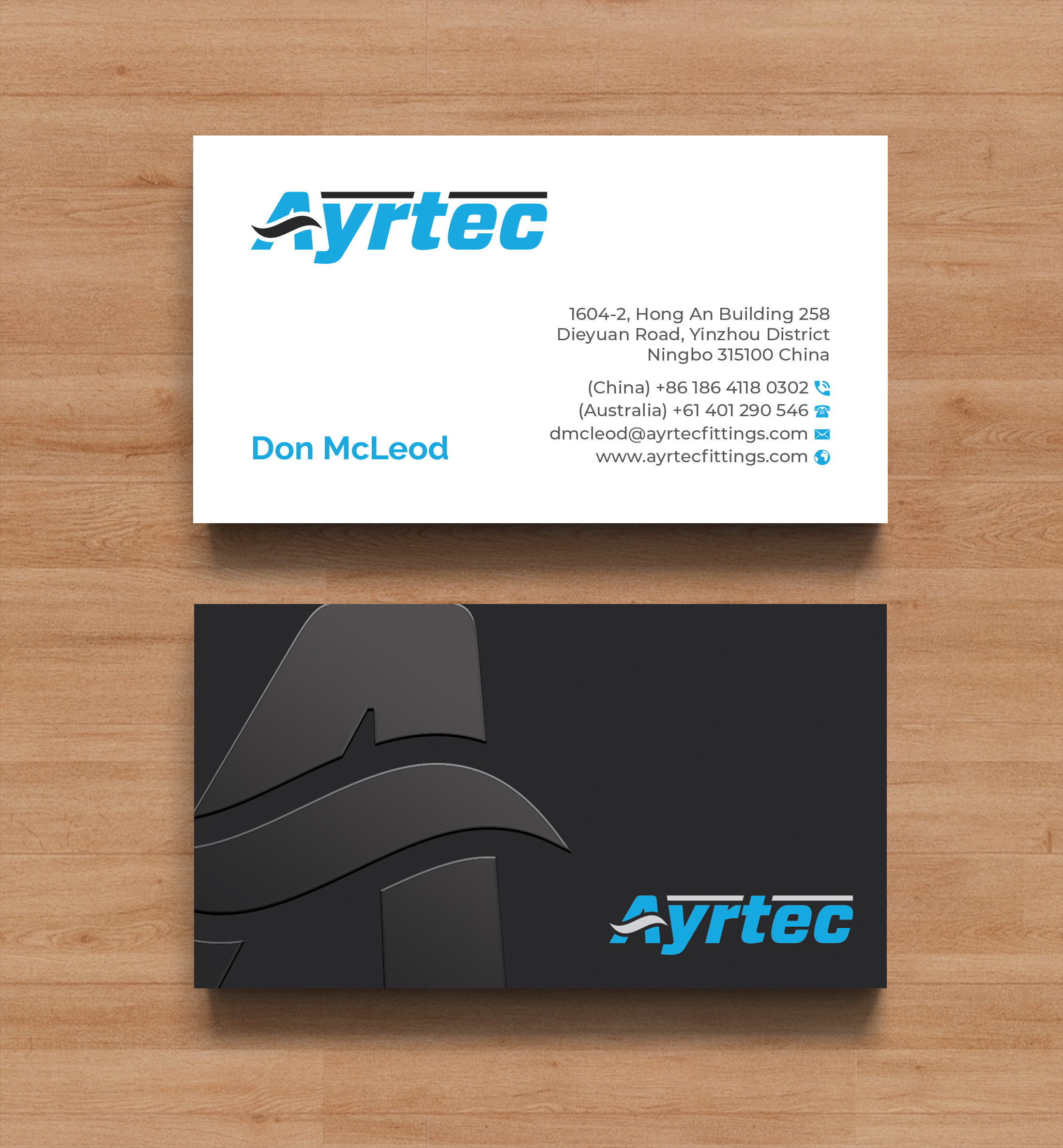 Business Card Design by R.design for Ayrtec Pty Ltd | Design #23357238