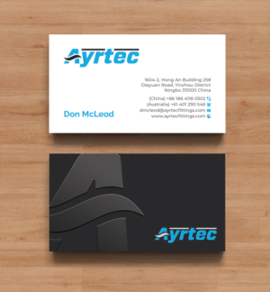 Business Card Design by R.design for Ayrtec Pty Ltd | Design: #23357238