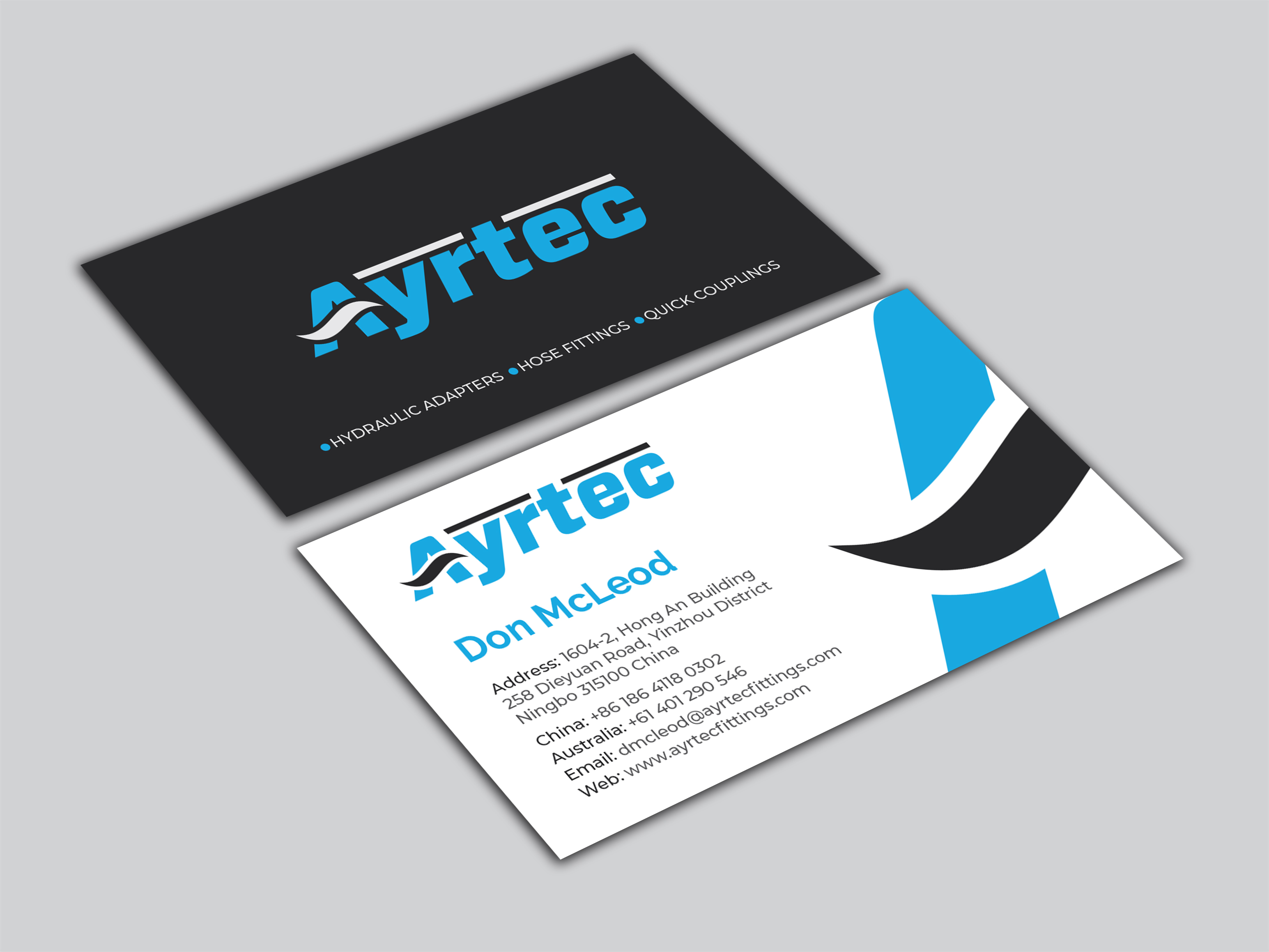 Business Card Design by R.design for Ayrtec Pty Ltd | Design #23363613