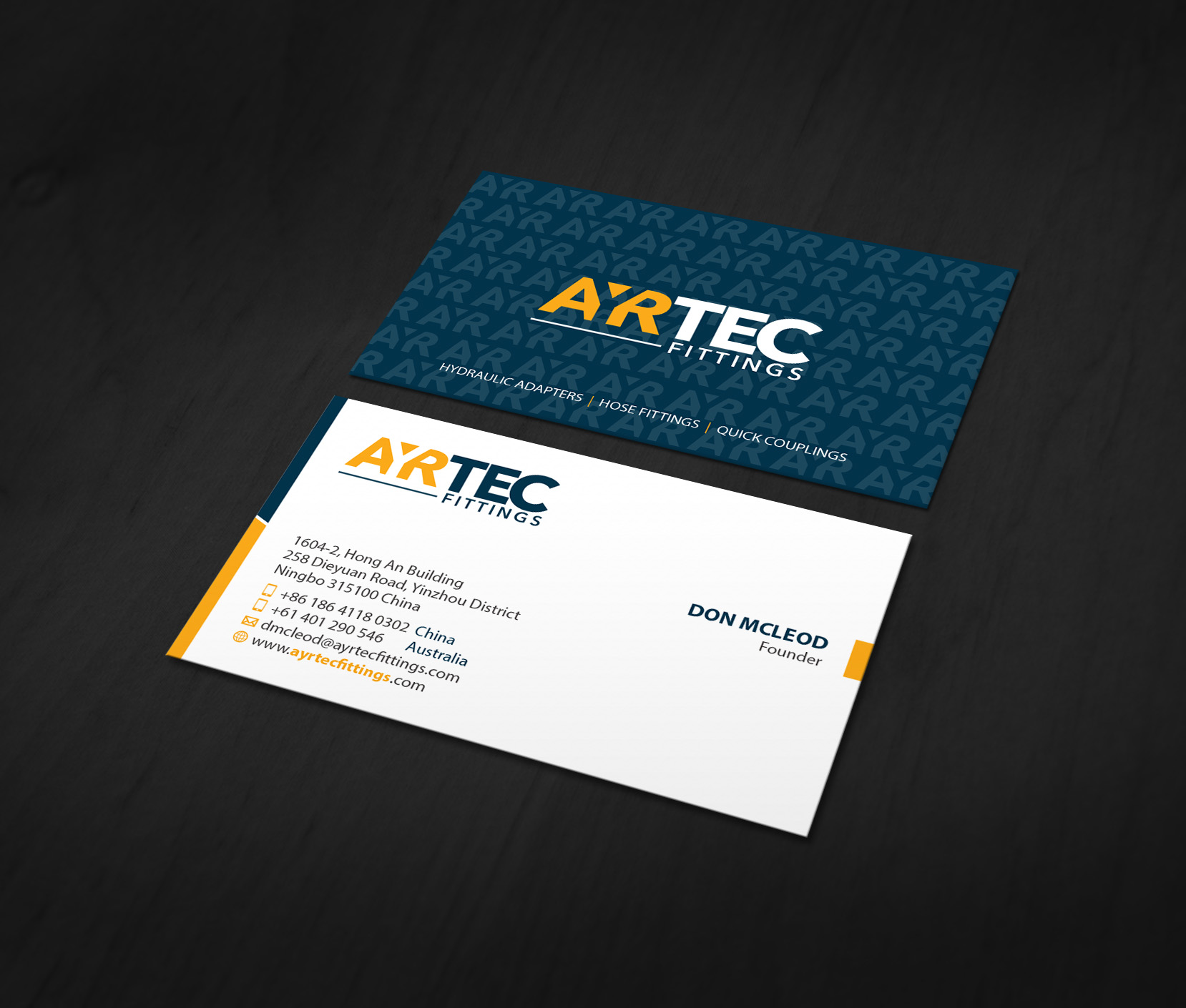 Diseño de Tarjeta de Presentación por MDesign para Ayrtec Pty Ltd | Diseño #23368557