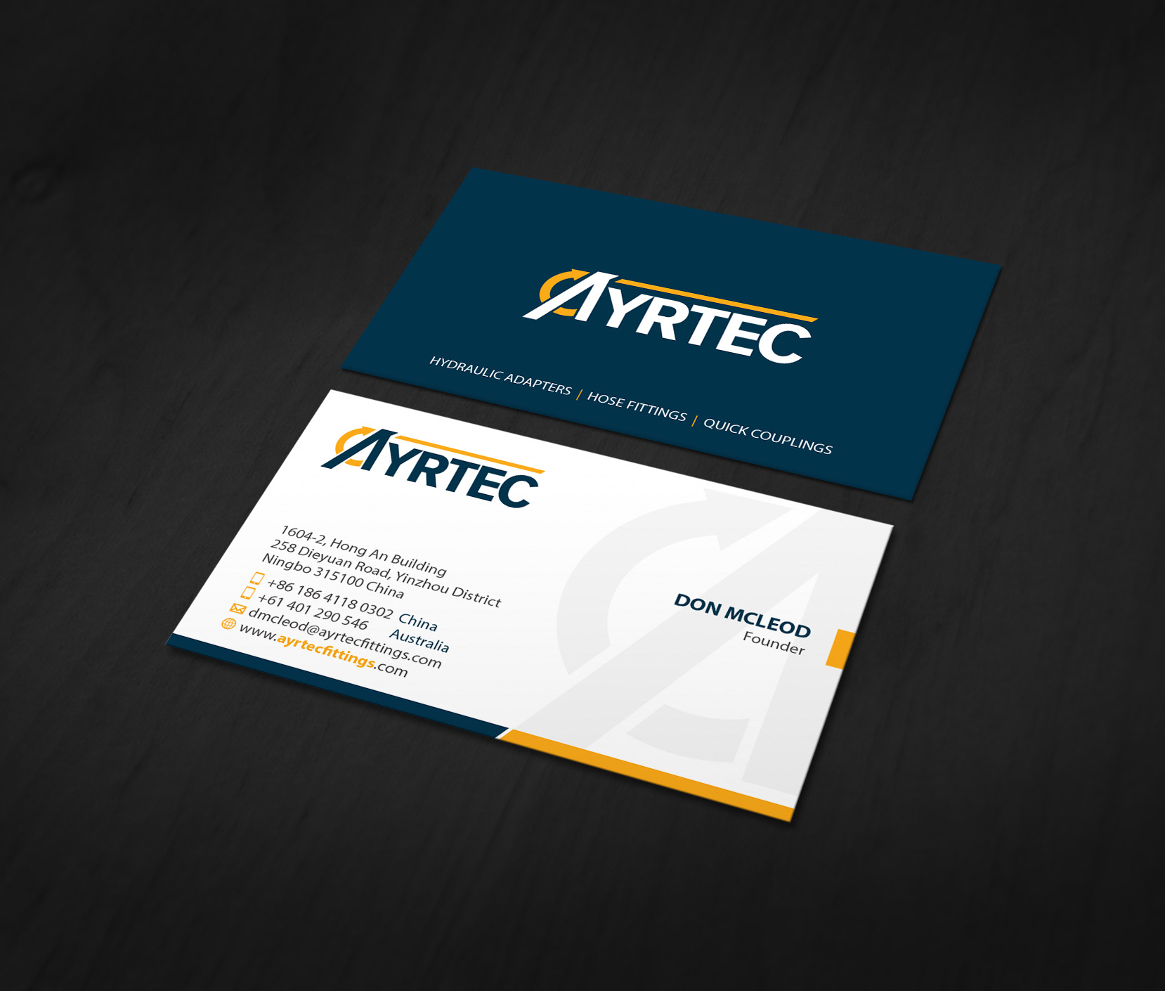 Diseño de Tarjeta de Presentación por MDesign para Ayrtec Pty Ltd | Diseño #23380690
