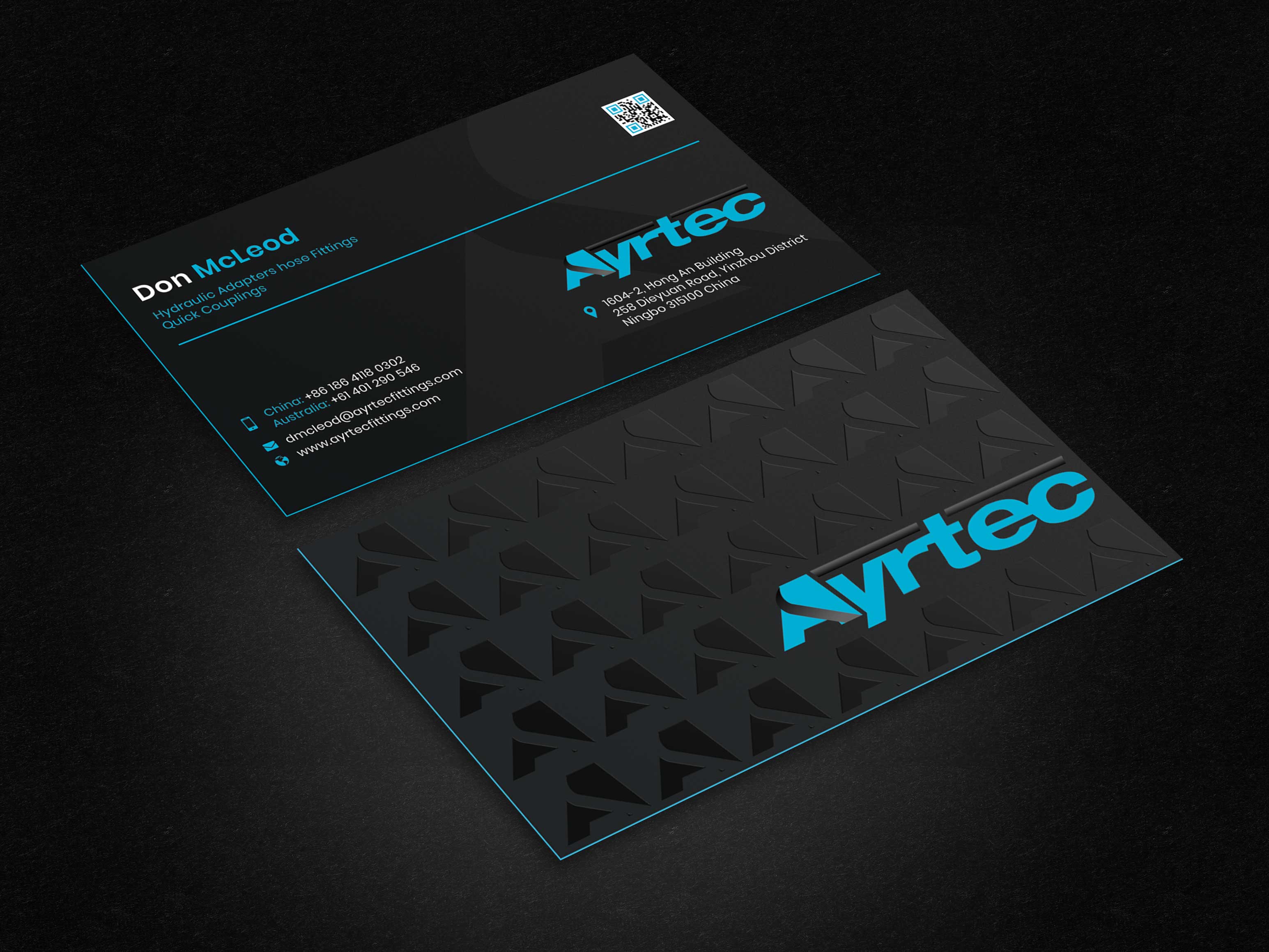 Business Card Design by Soma.Debnath for Ayrtec Pty Ltd | Design #23362377