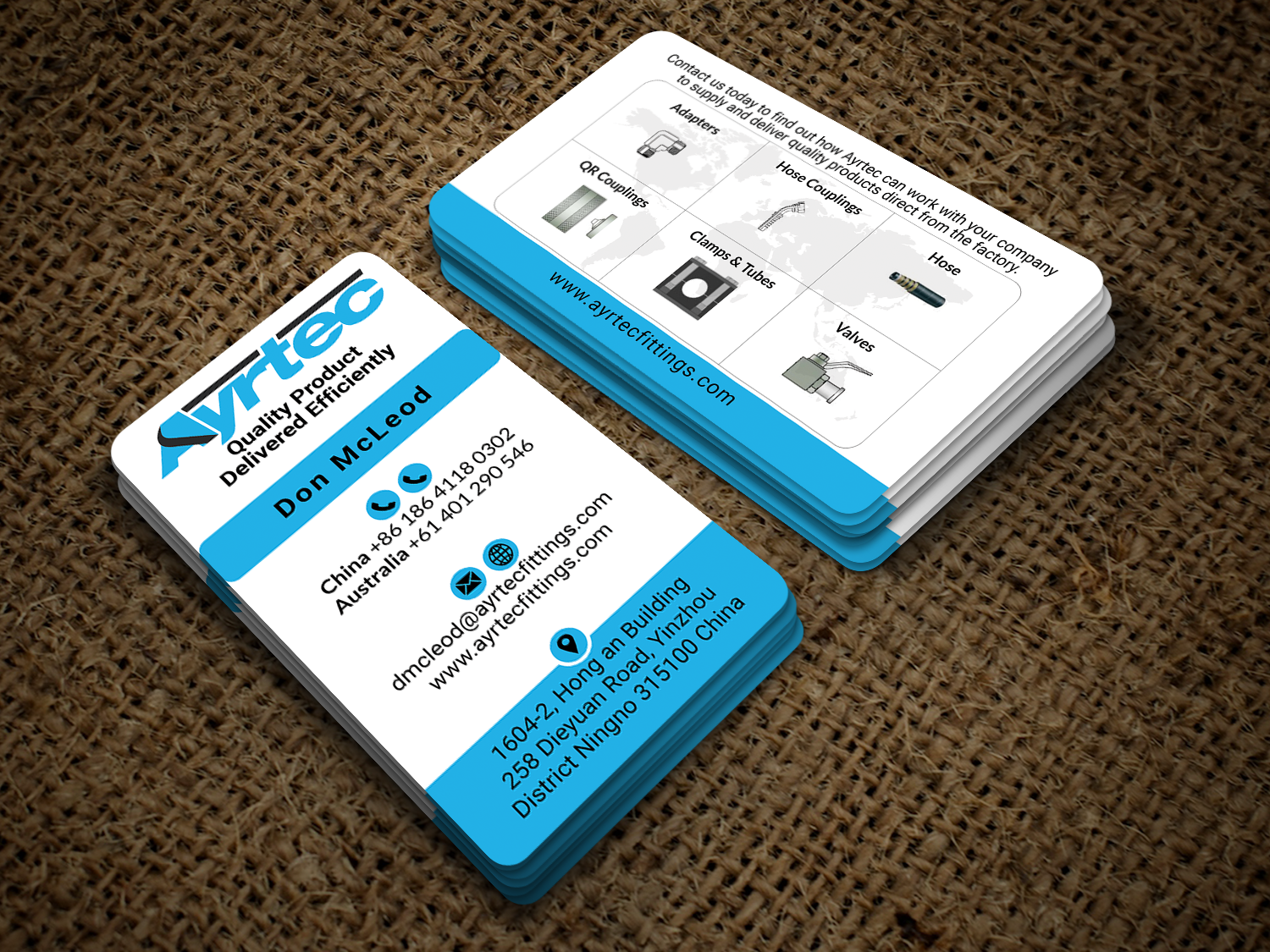 Business Card Design by B. M. BILLAL HOSSAIN for Ayrtec Pty Ltd | Design #23386078