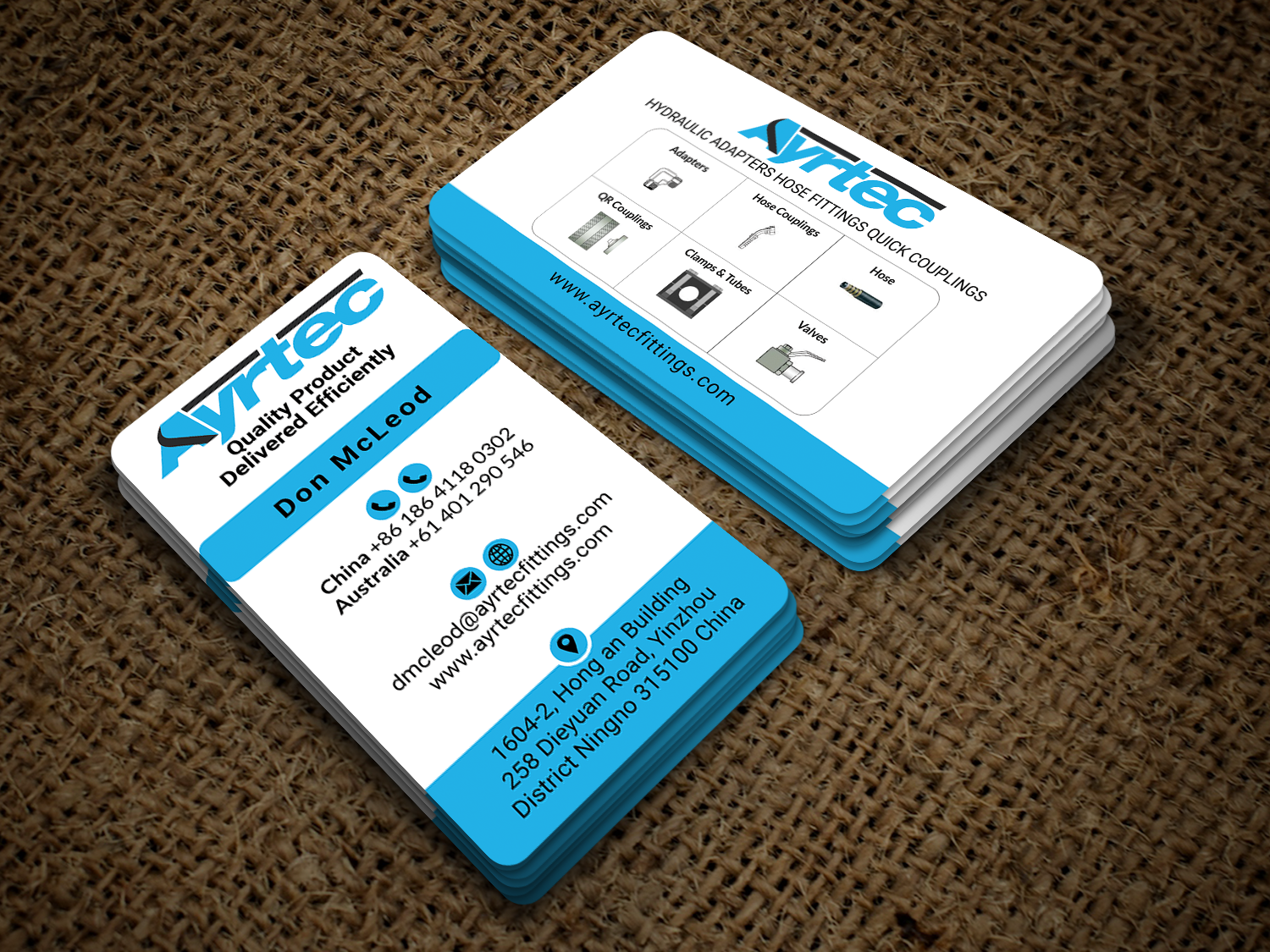 Business Card Design by B. M. BILLAL HOSSAIN for Ayrtec Pty Ltd | Design #23386172