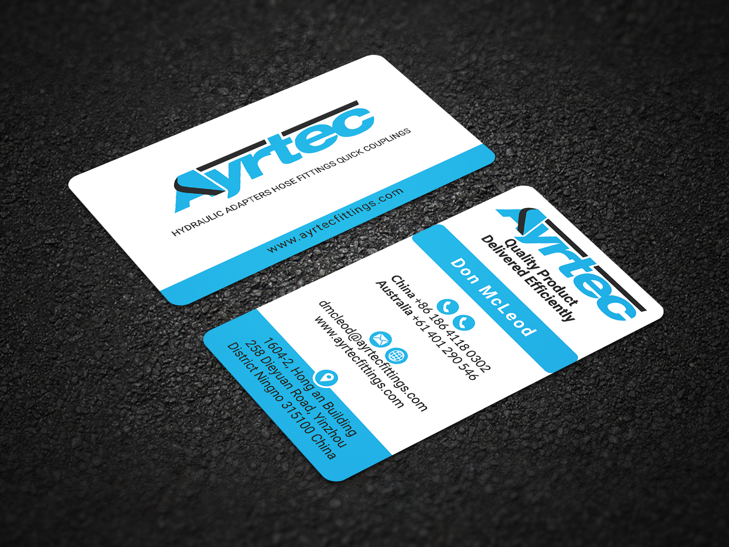 Business Card Design by B. M. BILLAL HOSSAIN for Ayrtec Pty Ltd | Design #23389666