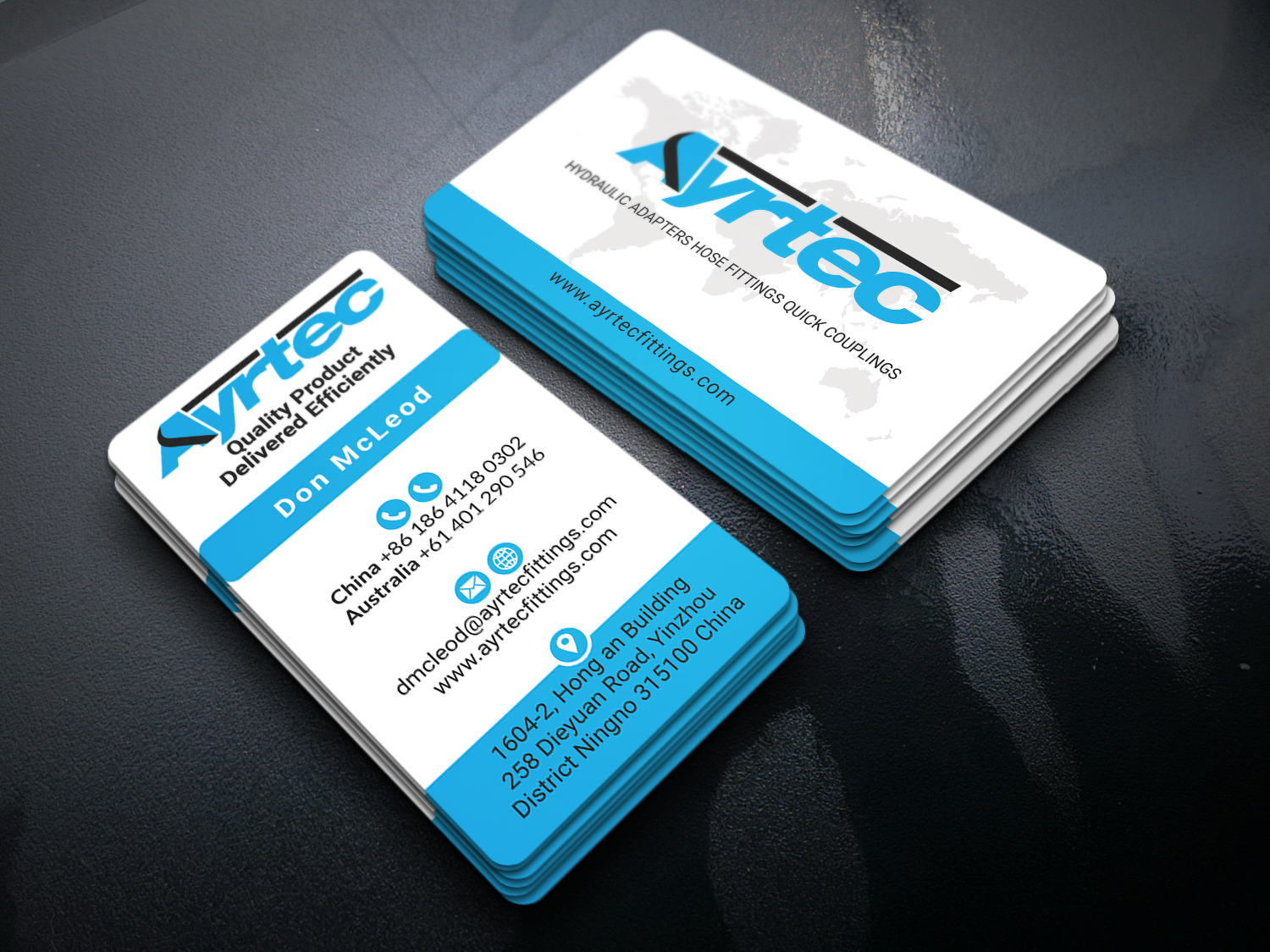 Business Card Design by B. M. BILLAL HOSSAIN for Ayrtec Pty Ltd | Design #23391302