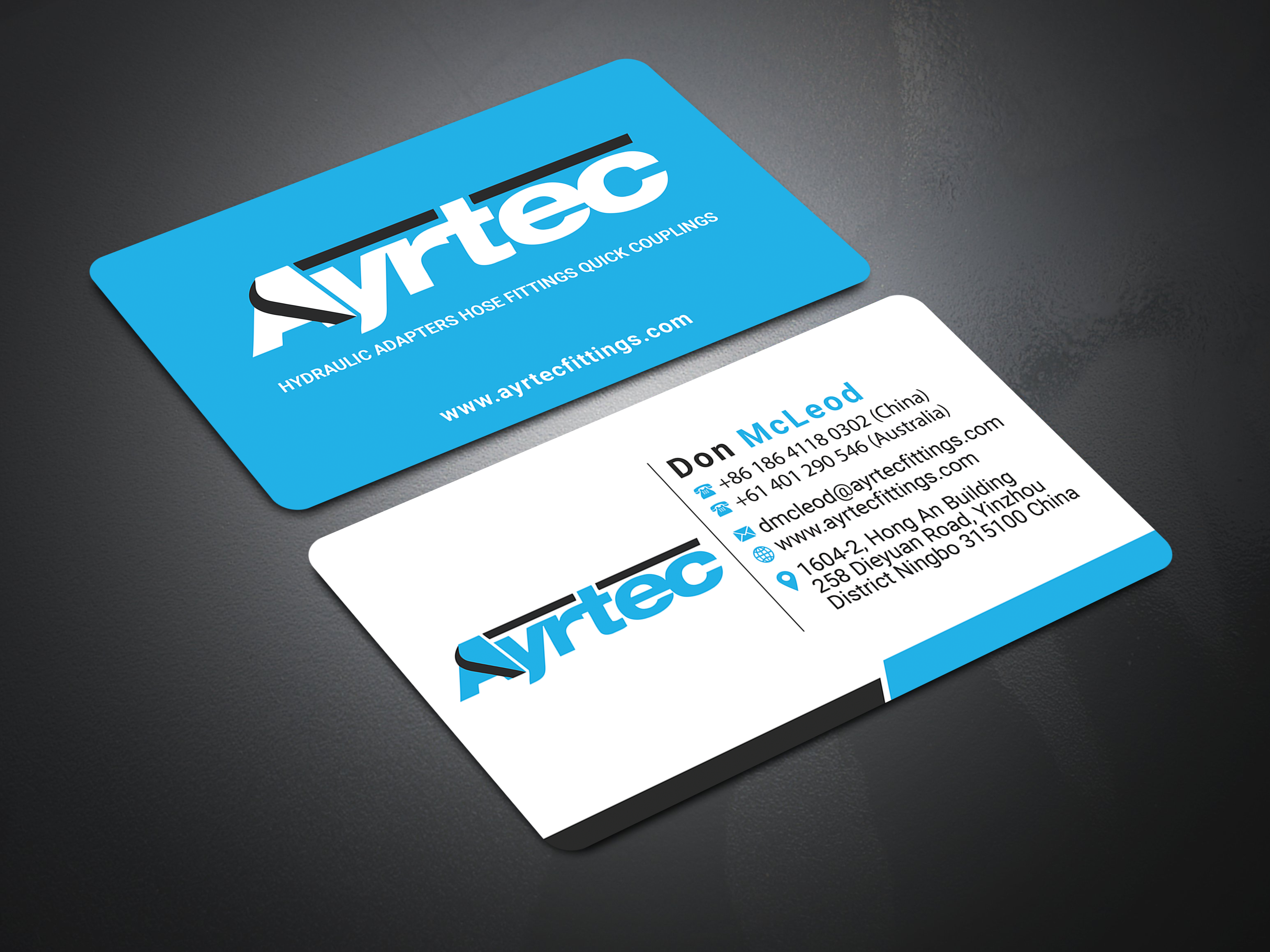 Business Card Design by B. M. BILLAL HOSSAIN for Ayrtec Pty Ltd | Design #23398167