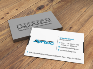 Business Card Design by adel 9 for Ayrtec Pty Ltd | Design: #23375861