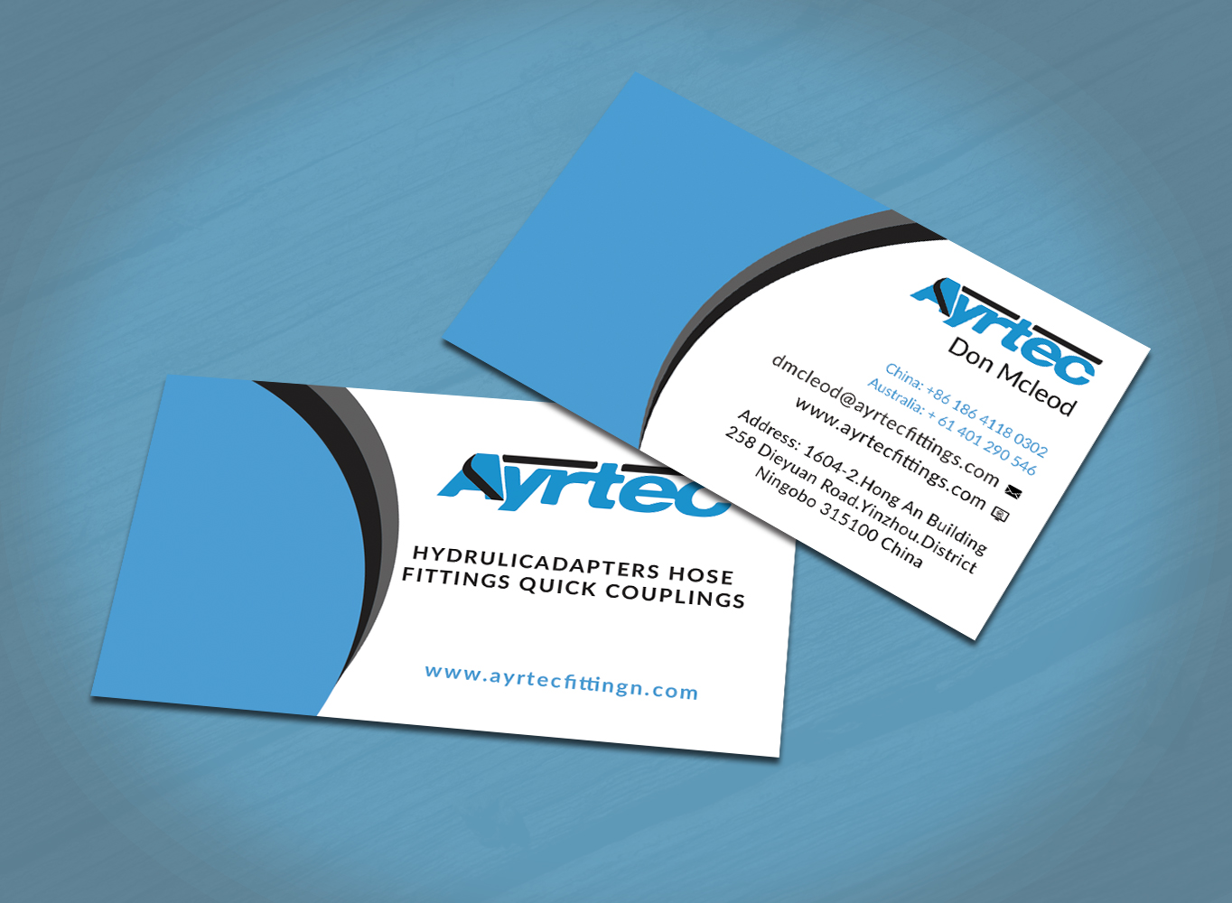 Business Card Design by Graphics Design Help for Ayrtec Pty Ltd | Design #23380456