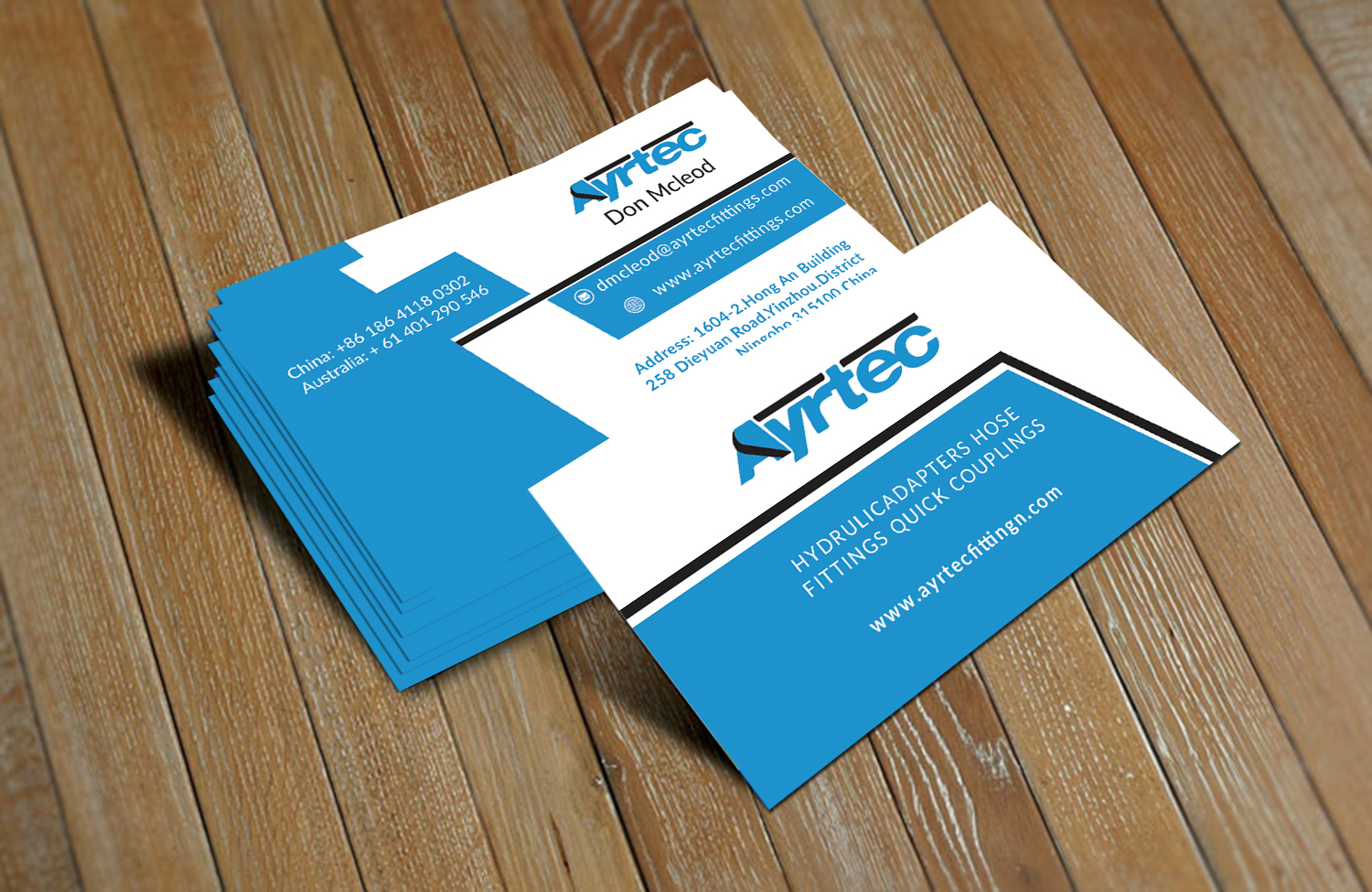 Business Card Design by Graphics Design Help for Ayrtec Pty Ltd | Design #23380458