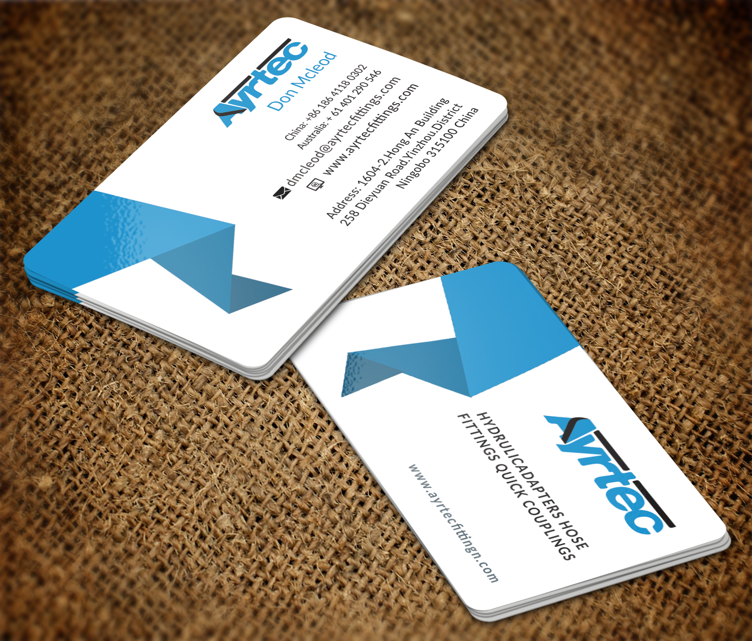Business Card Design by Graphics Design Help for Ayrtec Pty Ltd | Design #23380465