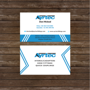 Business Card Design by Graphics Design Help for Ayrtec Pty Ltd | Design: #23380466