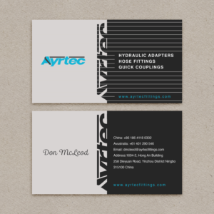 Business Card Design by sinem akca69 for Ayrtec Pty Ltd | Design: #23390947