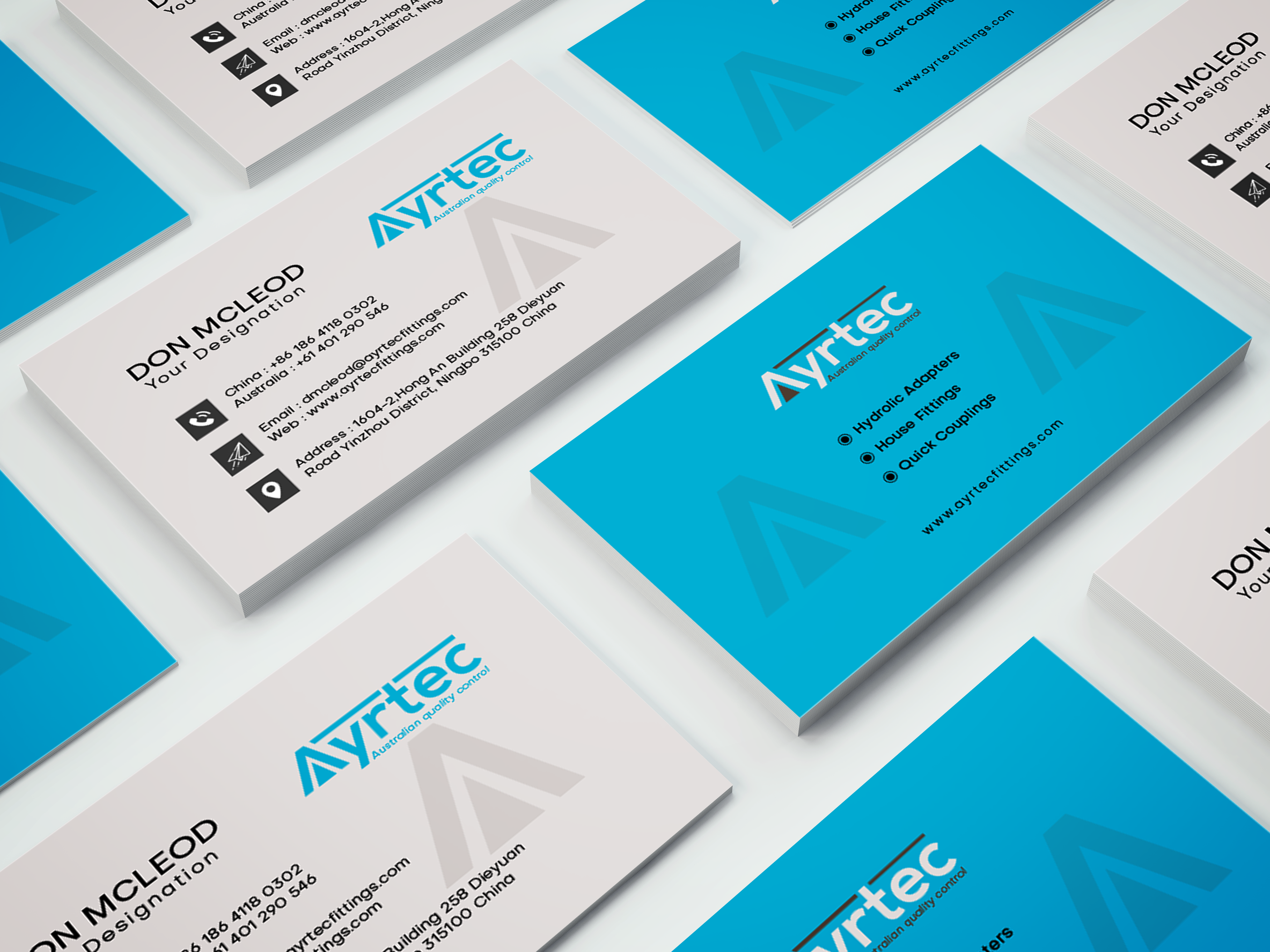 Business Card Design by HifjurRahmanAsad for Ayrtec Pty Ltd | Design #23372486