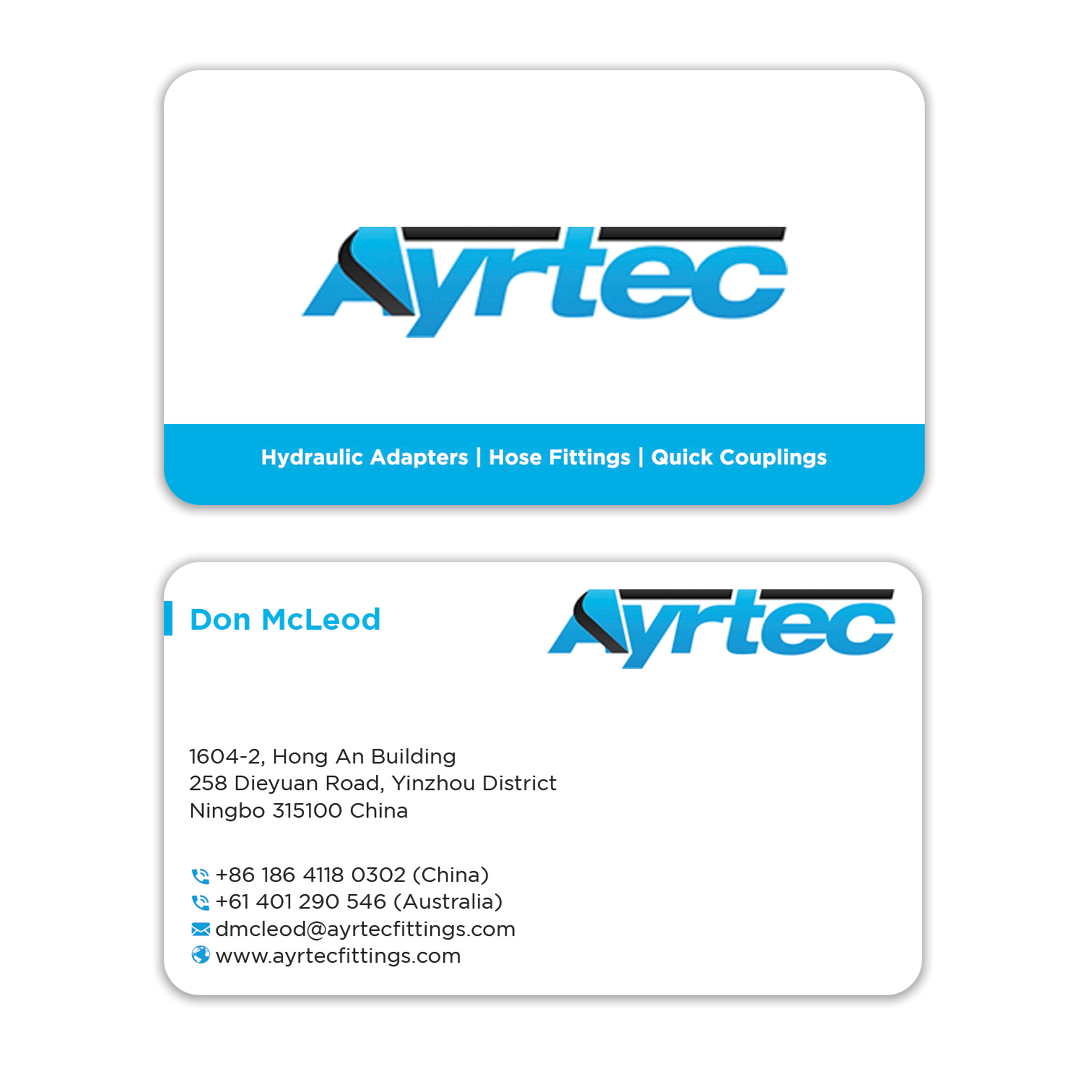 Business Card Design by nurulhasan.iou for Ayrtec Pty Ltd | Design #23361553