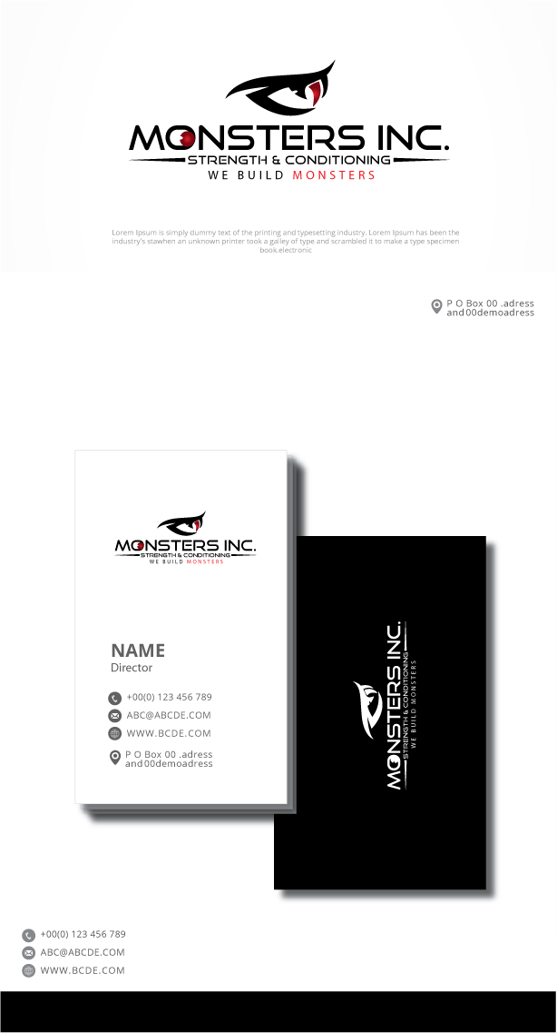 Logo Design by graphicevolution for Monsters Inc S.C. | Design #23371461
