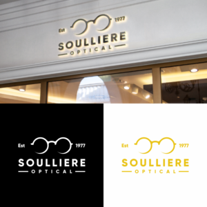 Soulliere Optical est 1977 | Logo Design by ZiangArt_Studio