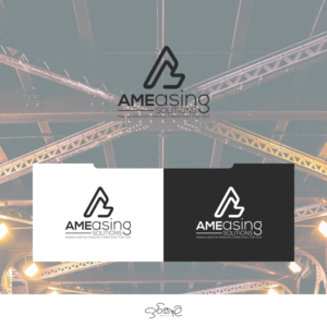 The Logo can be a of two letters: "AS" or Words: AMEasing Solutions or combination of both. | Logo Design by SamiddhaH