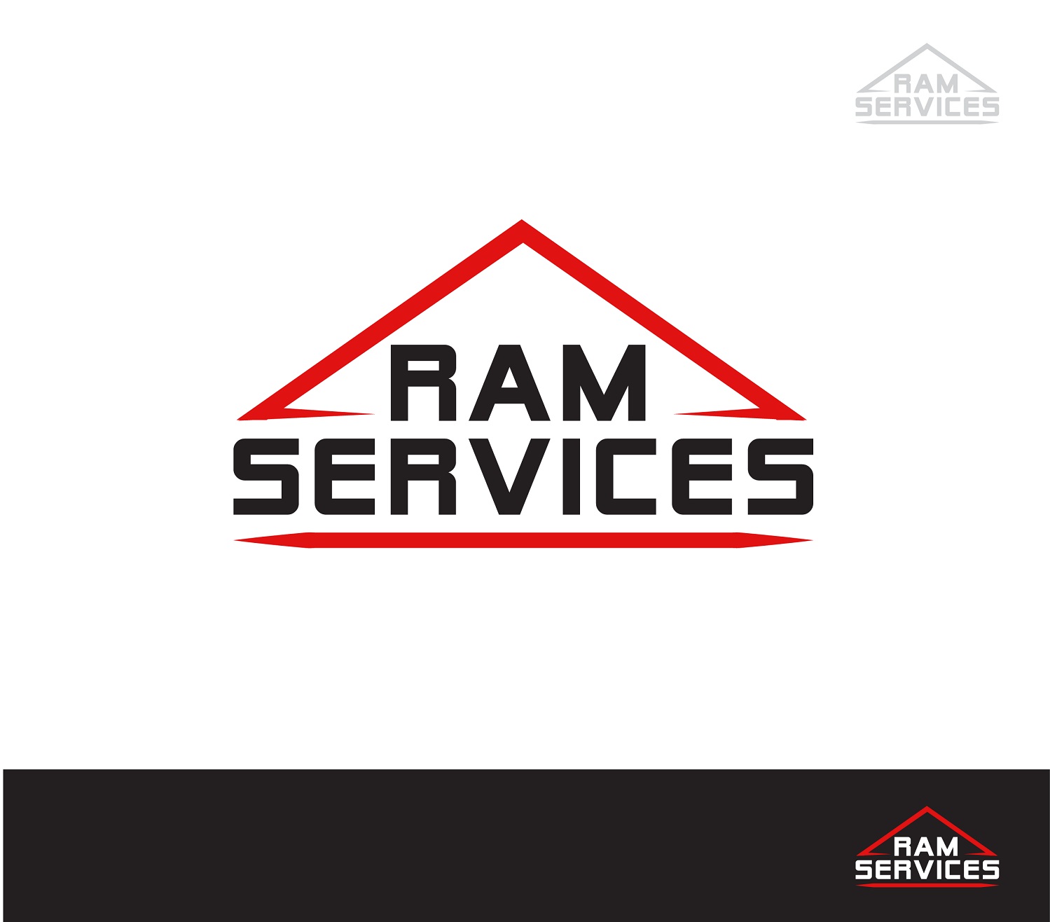 Diseño de Logo por Kira Graphics para Ram Services | Diseño #23372543
