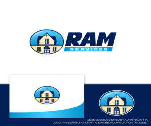Logo Design by alvinnavarra for Ram Services | Design: #23367209