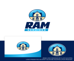Logo Design by alvinnavarra for Ram Services | Design: #23367213