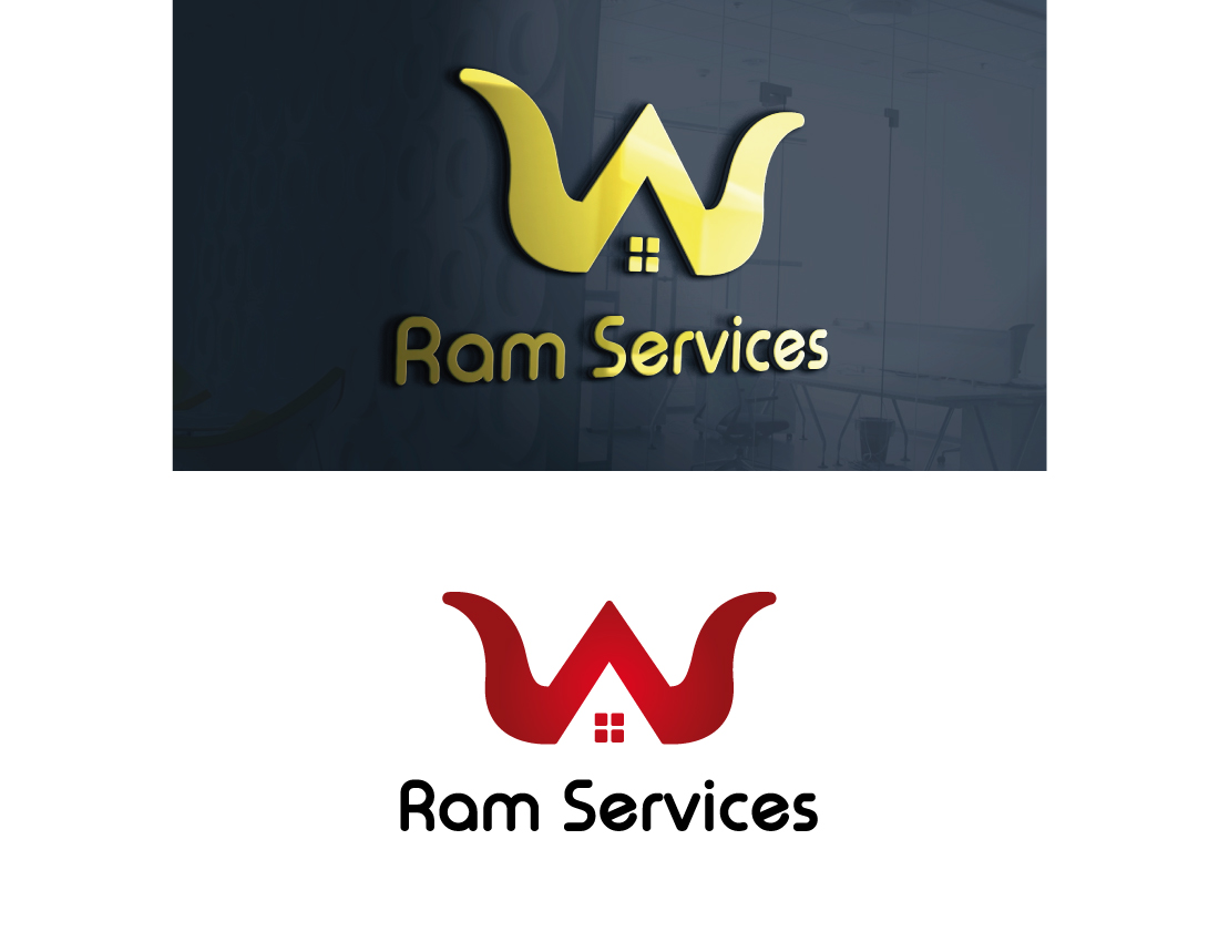 Logo Design by Just Pixels for Ram Services | Design #23367617