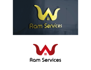 Logo Design by Just Pixels for Ram Services | Design #23367617