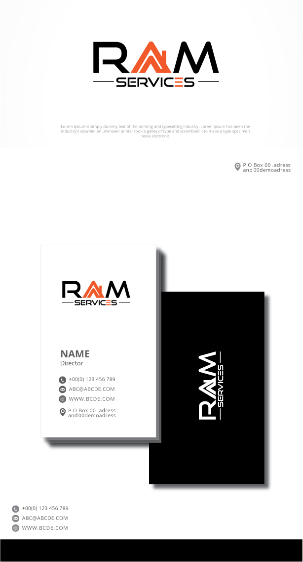 Logo Design by graphicevolution for Ram Services | Design #23371727