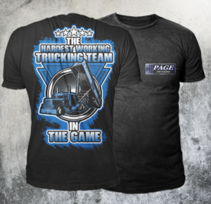2020 Hardest Working Trucking | Design de T-shirt par badpixelarts