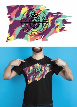 Elevate and conqr fitness t shirt desgins | T-shirt Design by adjeiiBlack