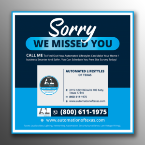 Automated Lifestyles of Texas, LLC Sticker | Graphic Design by ecorokerz