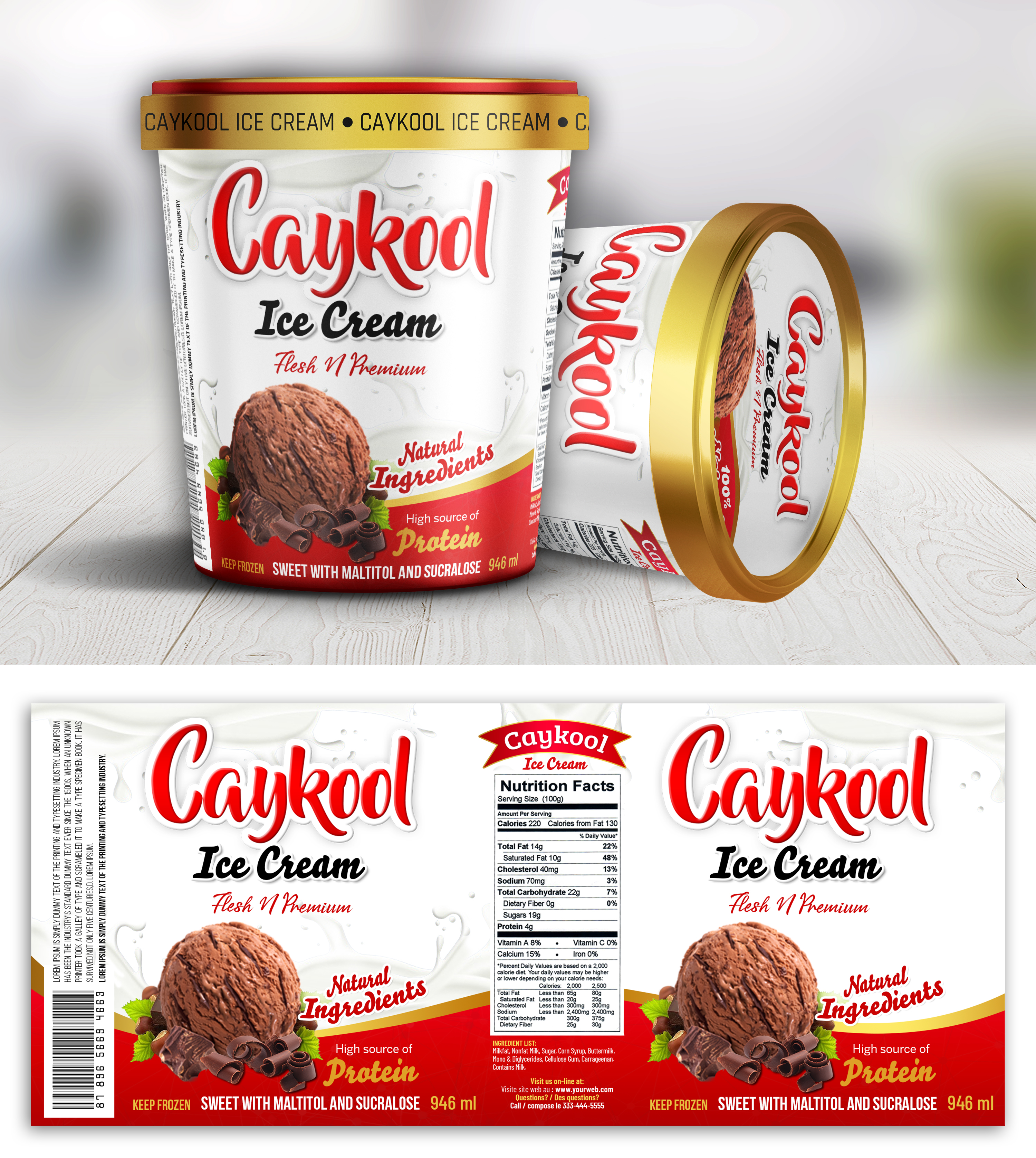 Label Design by SAI DESIGNS for Caykool Ltd | Design: #23415767