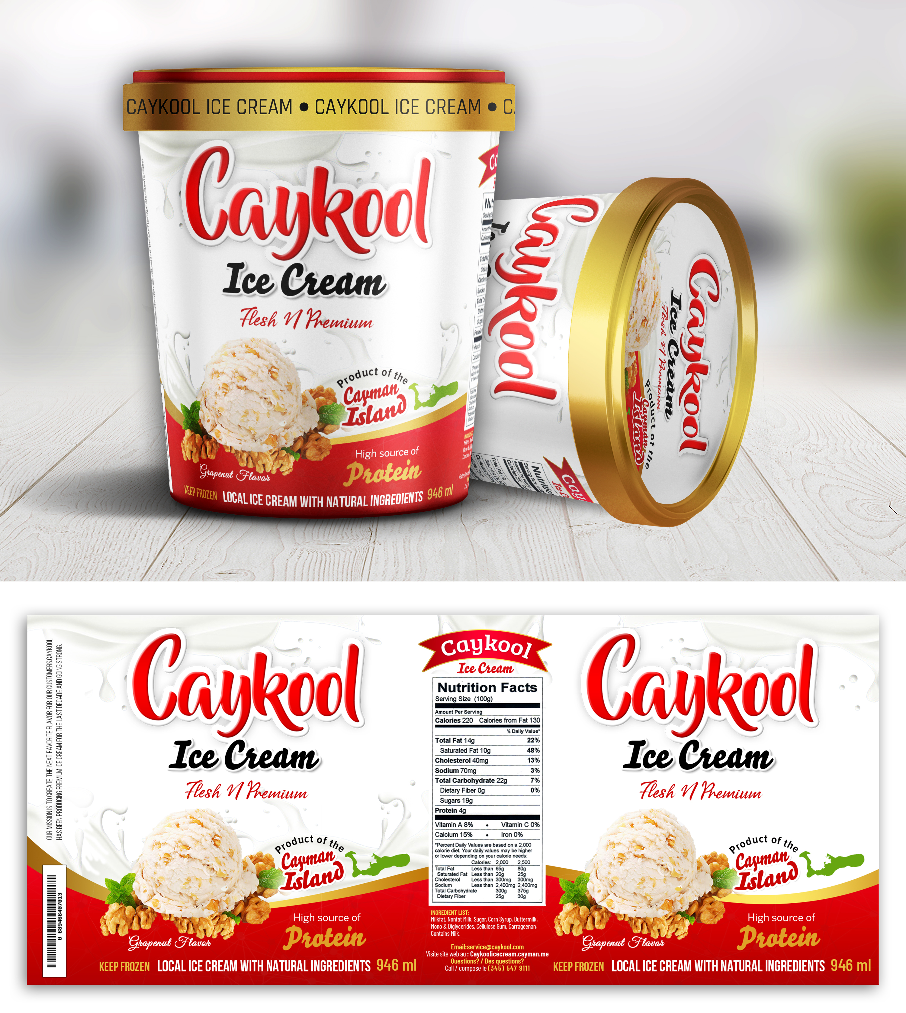 Label Design by SAI DESIGNS for Caykool Ltd | Design #23446350