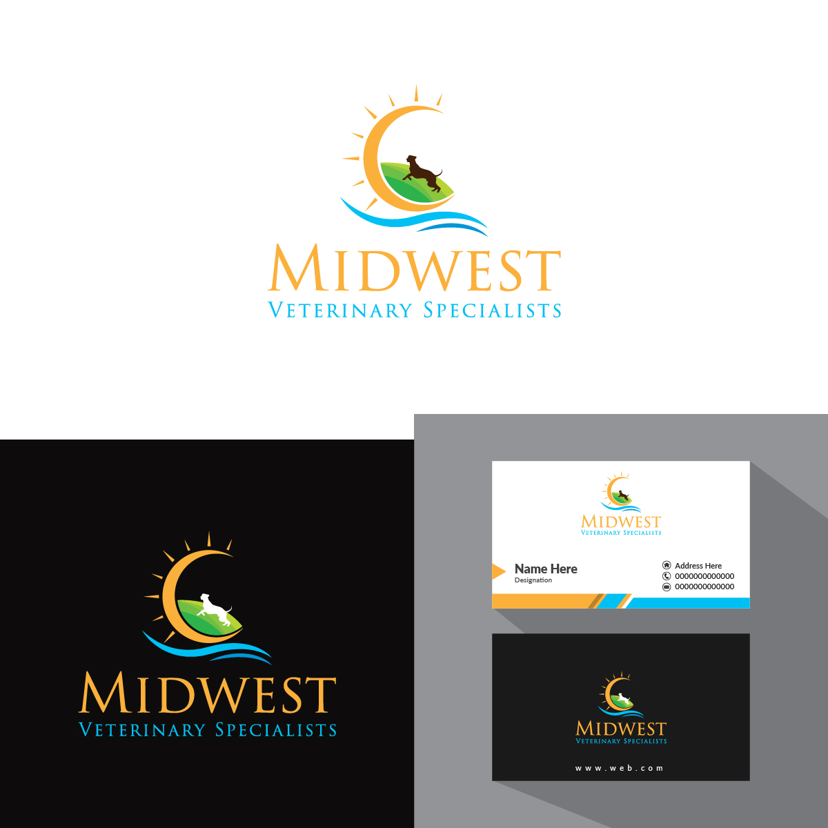 Logo-Design von Deziners Zone für Midwest Veterinary Specialists | Design #23371094