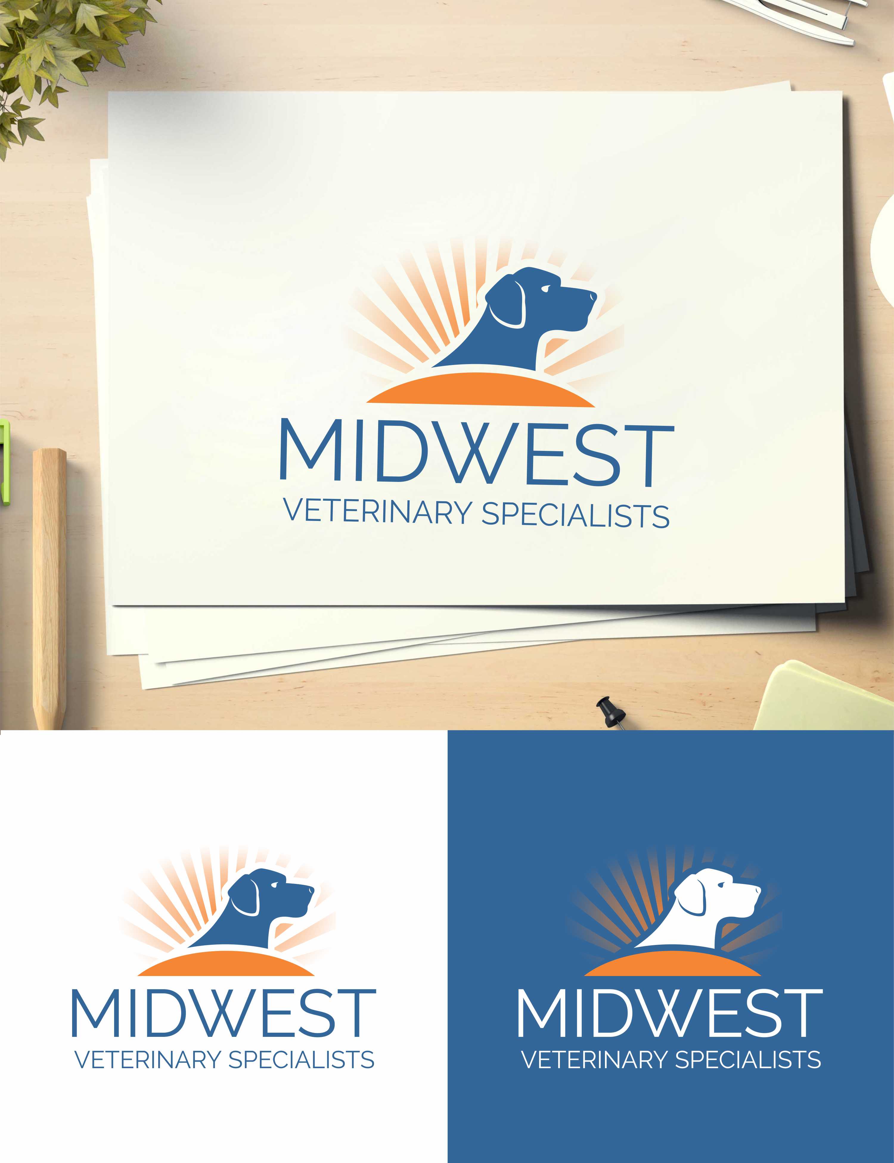 Logo-Design von Nicolene Barnard für Midwest Veterinary Specialists | Design #23369152