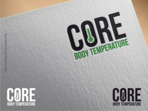 CORE or core or Core Body Temperature | Logo Design by Atvento Graphics