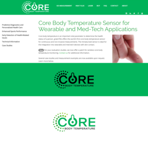 CORE or core or Core Body Temperature | Logo Design by MG.graphics