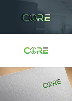 CORE or core or Core Body Temperature | Logo Design by DesIcon
