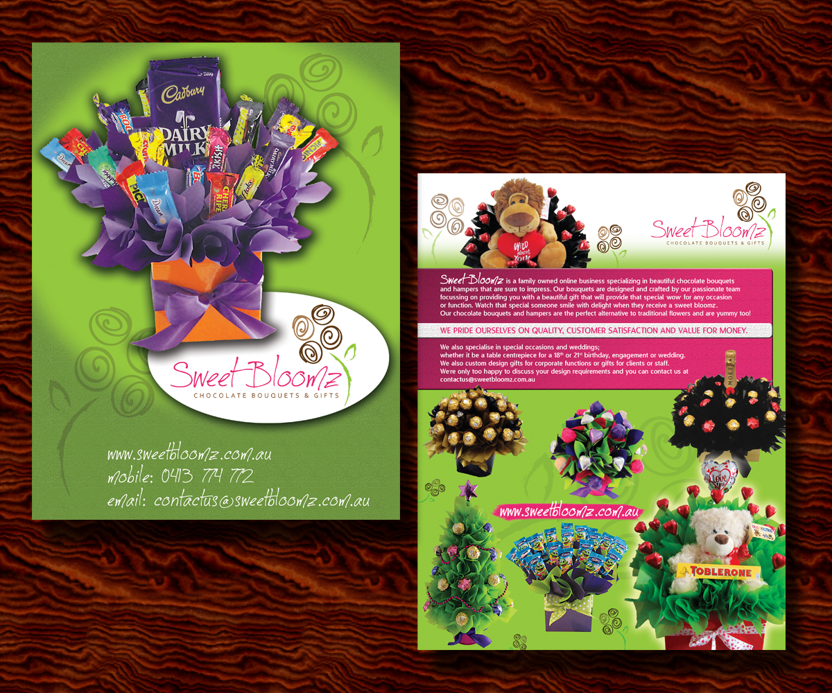 Flyer Design by Prepress-Nogaj for Sweet Bloomz | Design #2993615