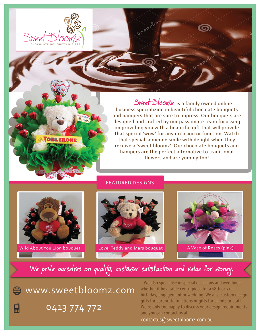Flyer Design by Adylhere for Sweet Bloomz | Design #3002558