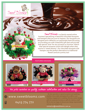 Flyer Design by Adylhere for Sweet Bloomz | Design: #3002558