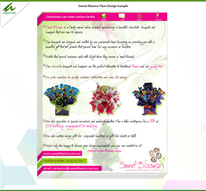 Flyer Design by AditiArts for Sweet Bloomz | Design: #3007489