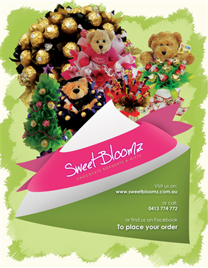 Diseño de Flyer por iLashGLX para Sweet Bloomz | Diseño #2986668